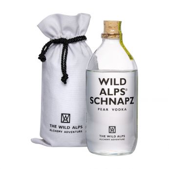 Wild Alps Schnapz Pear Vodka in Canvas Sachet 50cl