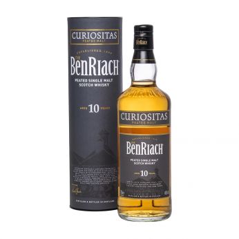 BenRiach 10y Curiositas Peated Single Malt Scotch Whisky 70cl