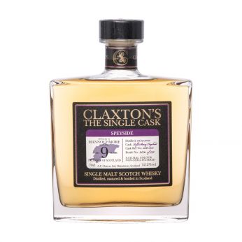 Mannochmore 2010 9y Cask#2088-8121 Claxton's Single Malt Scotch Whisky 70cl