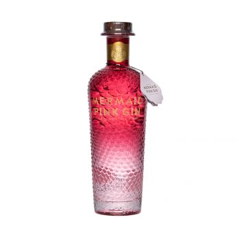 Mermaid Pink Gin Isle of Wight Small Batch Gin 70cl