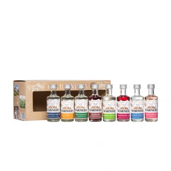 Warner's Gin Rainbow Miniature Set 8x5cl
