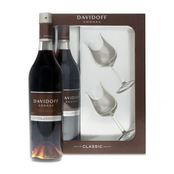 Davidoff Classic Geschenkpackung mit 2 Gläsern 70cl