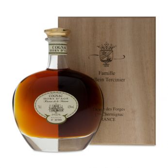Vallein-Tercinier Hors d'Age Cognac Reserve de la Maison Helios Karaffe in Holzkiste 70cl