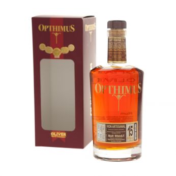 Opthimus 15 anos Solera Malt Whisky Cask Finish Ron Artesanal 70cl