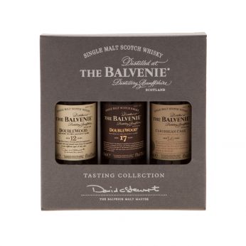 Balvenie Tasting Collection Set Double Wood 12y, Double Wood 17y, Caribbean Cask 14y 3x5cl