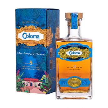 Coloma 8 anos Ron Artesanal de Colombia 70cl