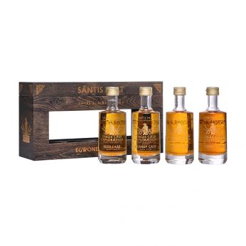 Säntis Malt Gwondetröckli Single Cask Exploration Curiosity Set Swiss Alpine Whisky 4x10cl