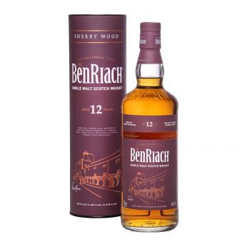 BenRiach 12y Sherry Wood Single Malt Scotch Whisky 70cl