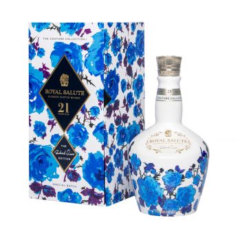 Chivas Royal Salute 21y Richard Quinn White The Couture Collection Blended Scotch Whisky 70cl