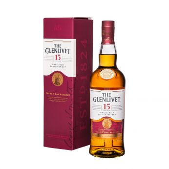 Glenlivet 15y French Oak Reserve Single Malt Scotch Whisky 70cl