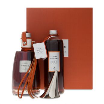 Fleur Cognac XO Liqueur Geschenkpackung mit Trichter und Ersatzflasche 140cl