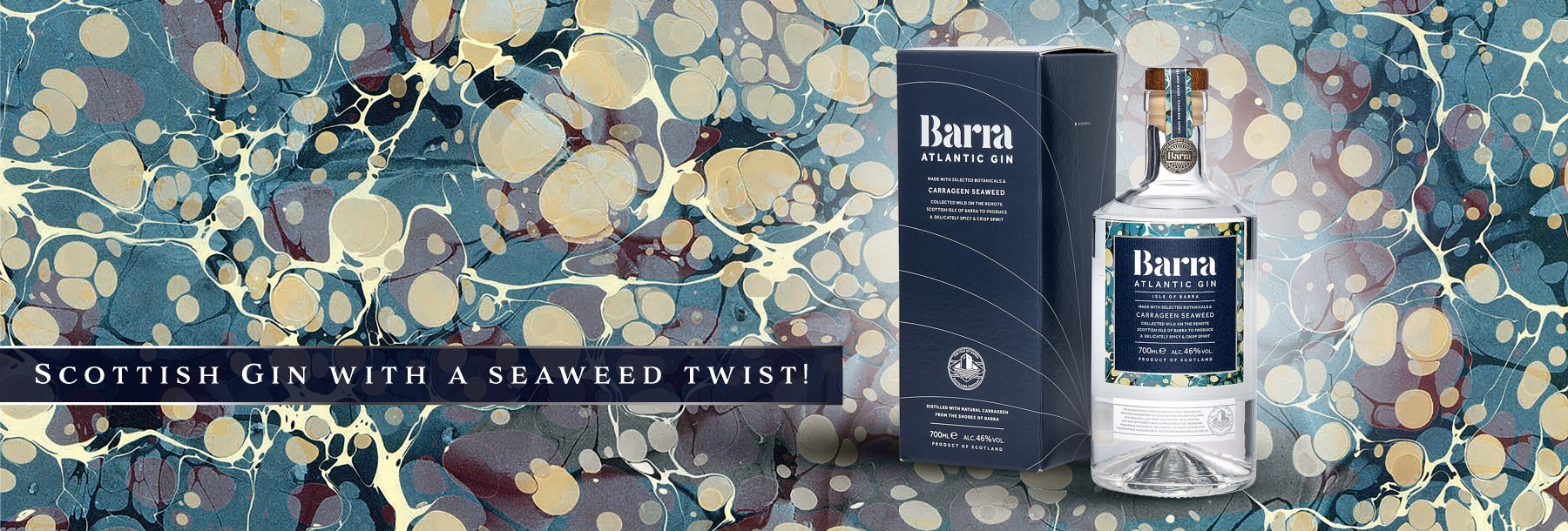 Barra Atlantic Gin Scottish Carrageen Seaweed Gin